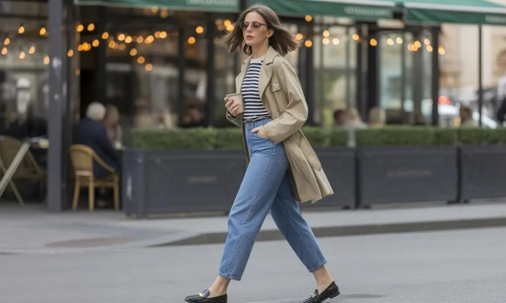 Denim and light layers that always work