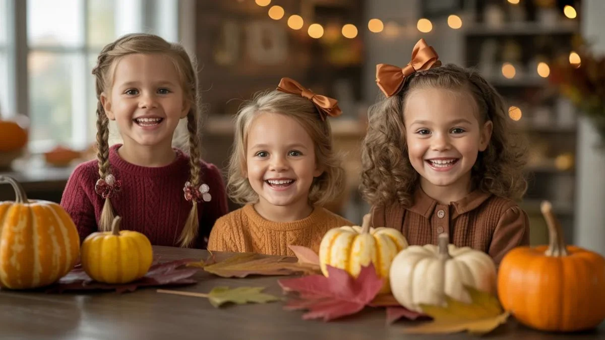 Festive Thanksgiving Hairstyles For Kids to Try This Holiday