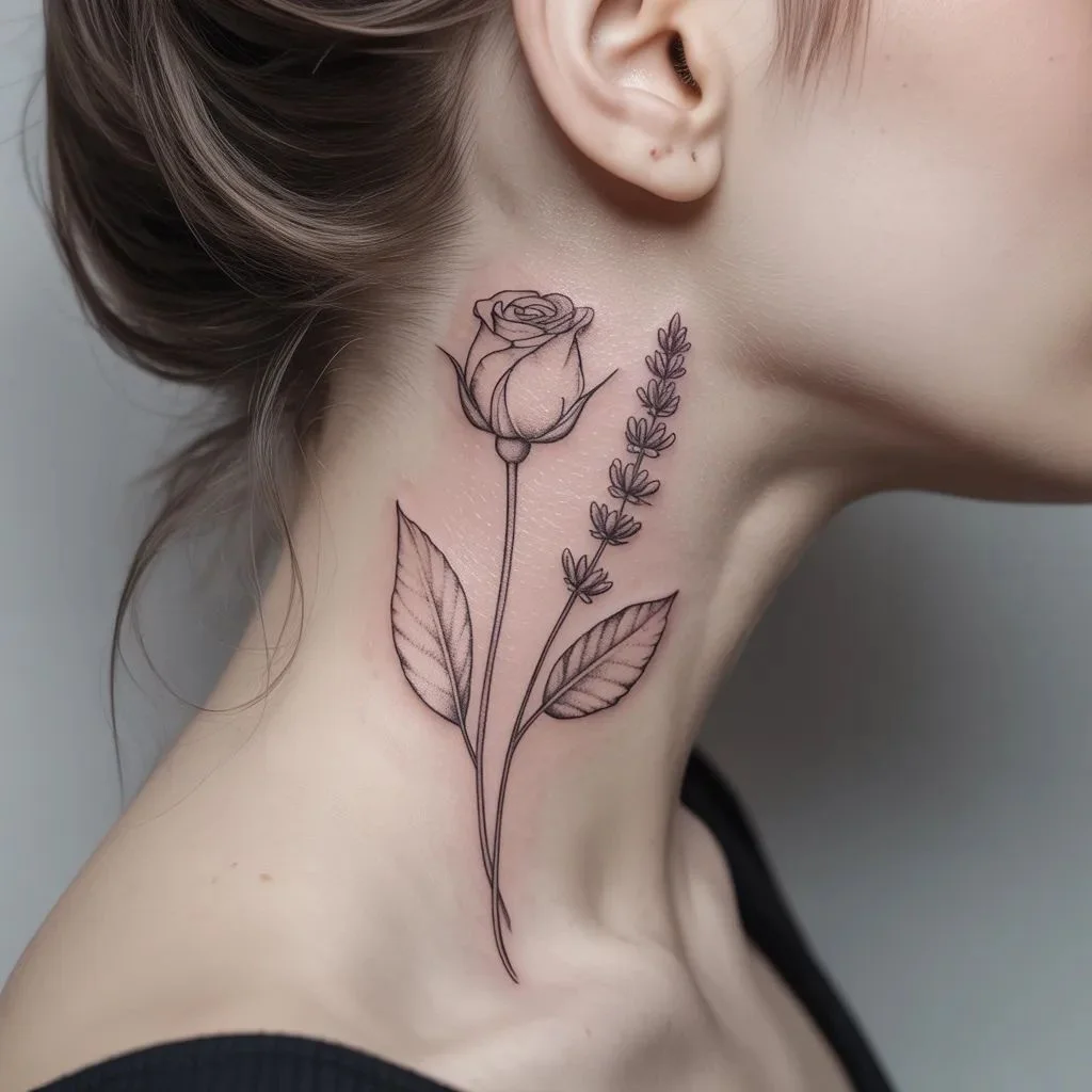 Floral tattoos that stay soft and timeless