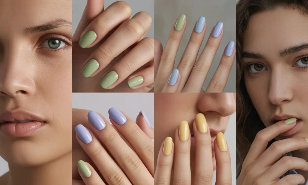 Green blue and lavender are having a major moment