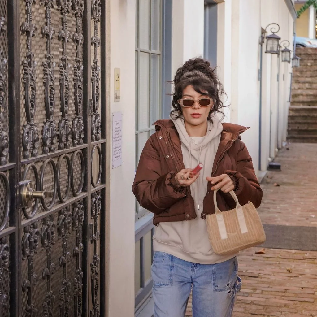 Hoodies, bomber jackets, and layers that add edge