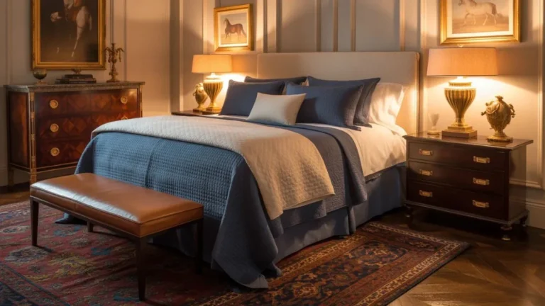 How to Create a Ralph Lauren Aesthetic Bedroom at Home