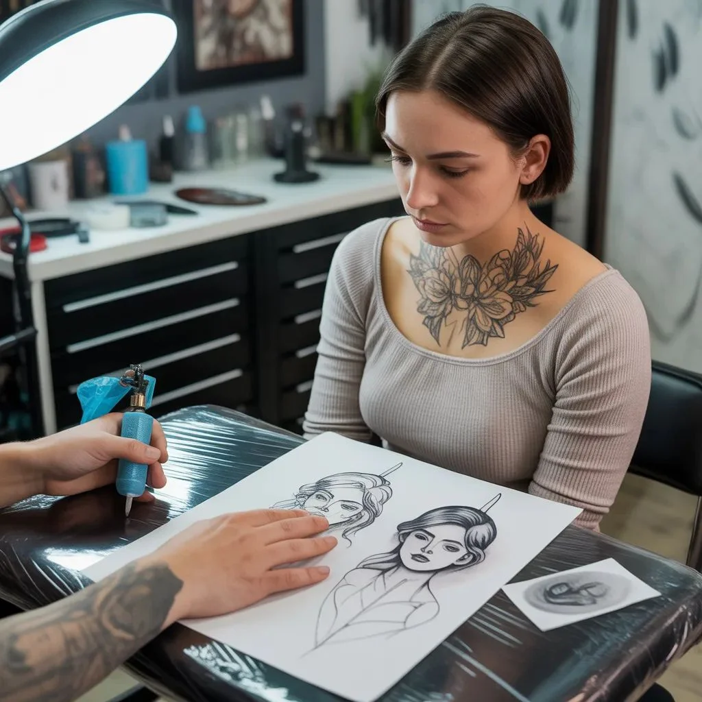 How to choose between Women Neck Tattoo Ideas