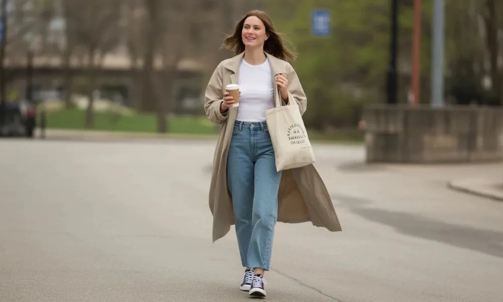 Jeans and a tees still win on busy days
