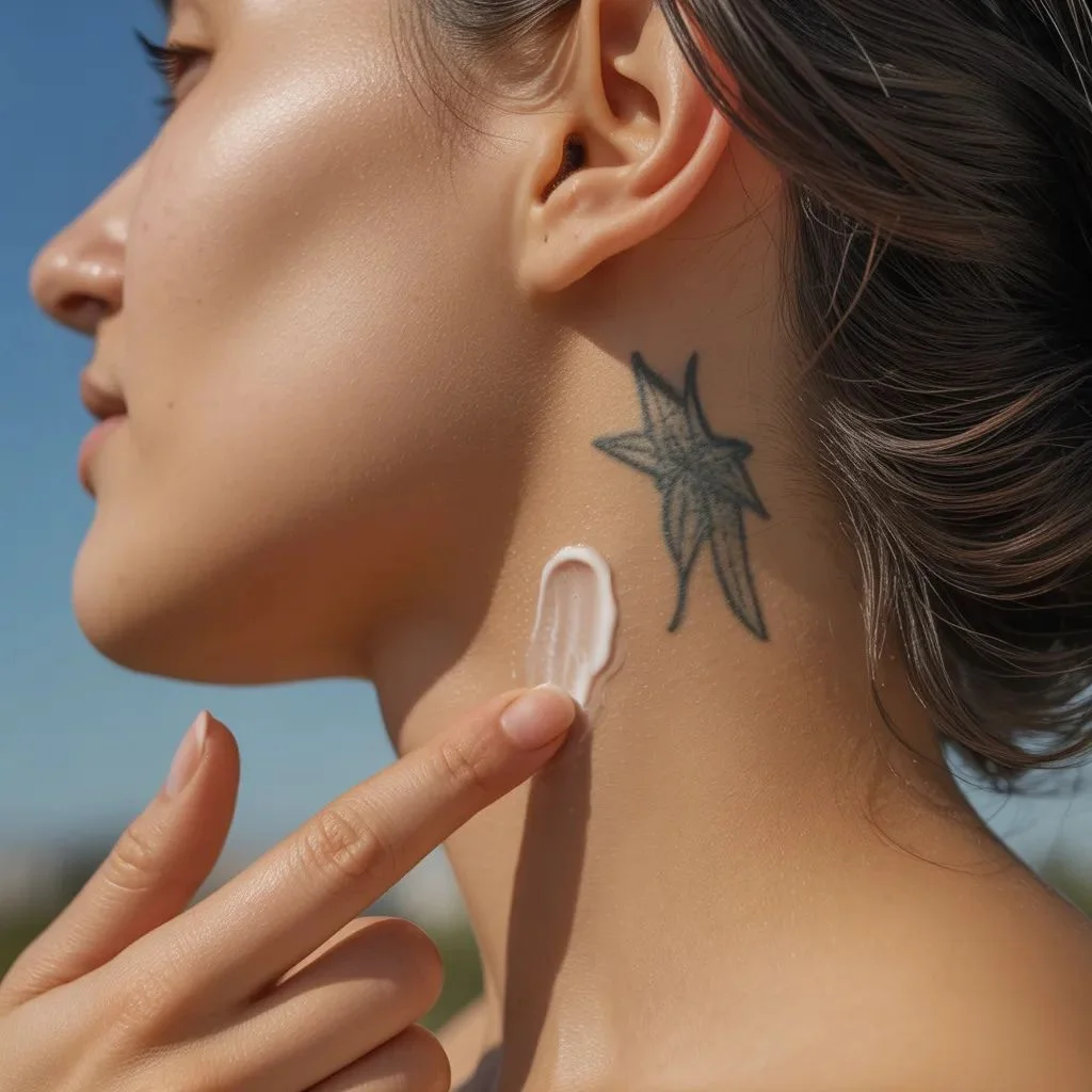 Keeping your side neck tattoo looking fresh