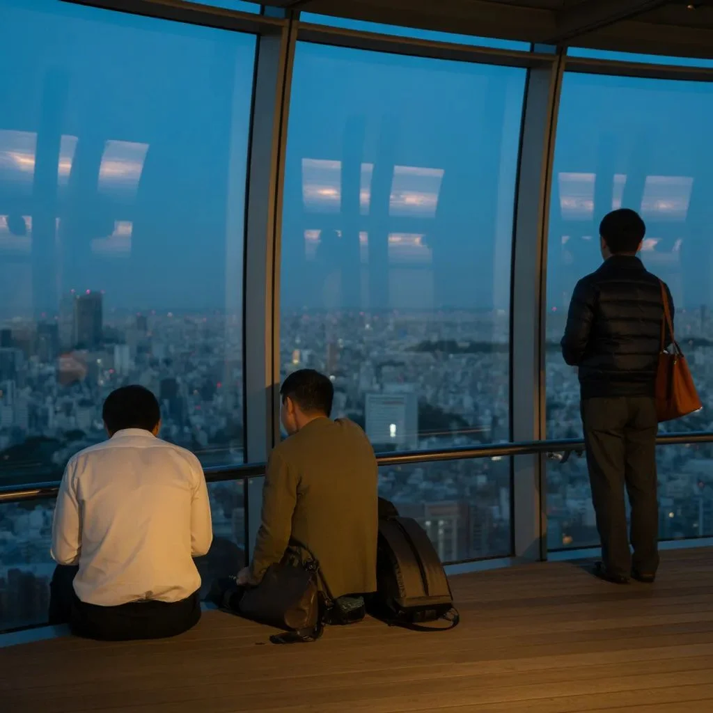 Main Deck or Top Deck at Night