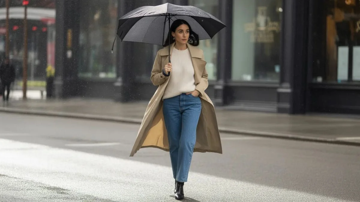 Rainy Spring Outfits You Can Wear Without Overthinking