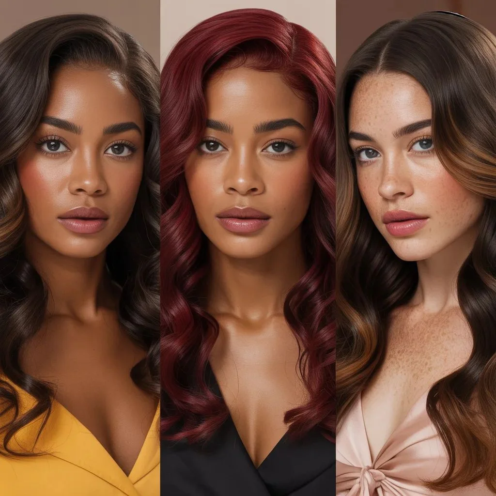 Rich Browns, Deep Reds and Warm Blonde Touches Are Refreshing the Look