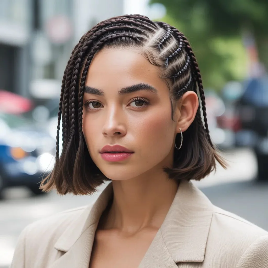 Short Hair Can Absolutely Wear Braids Well