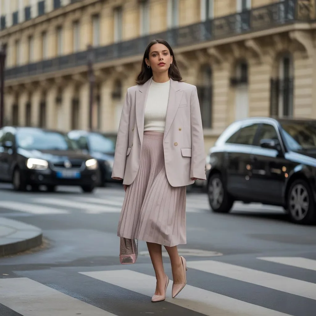 Skirts and Soft Tailoring Bring in a Dressier Mood