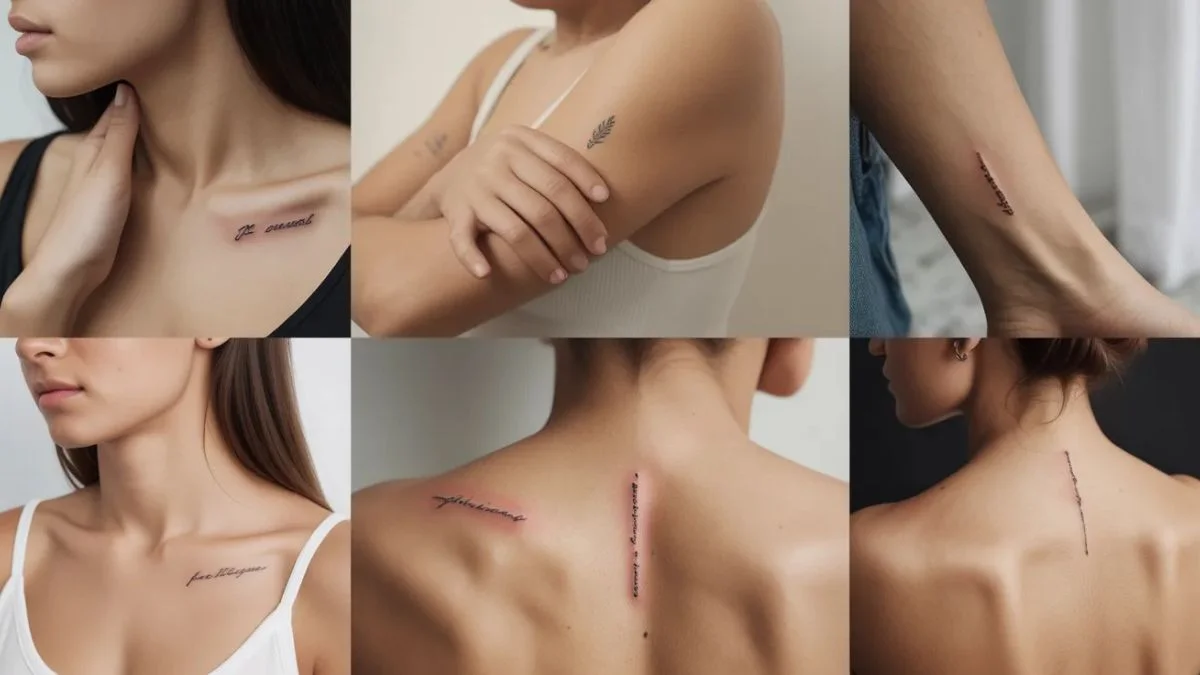 Small Tattoo Placement Ideas That Are Easy to Hide or Show