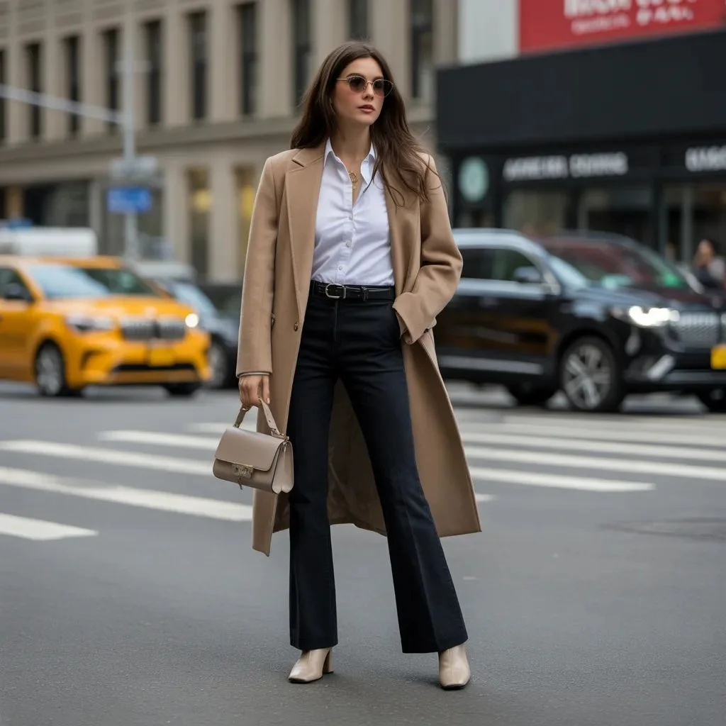 Tailored Trousers With Square-Toe Boots for a Sharper City Mood