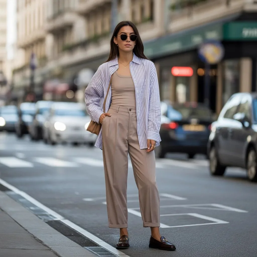 The Button-Down Outfit That Moves From Plane to City
