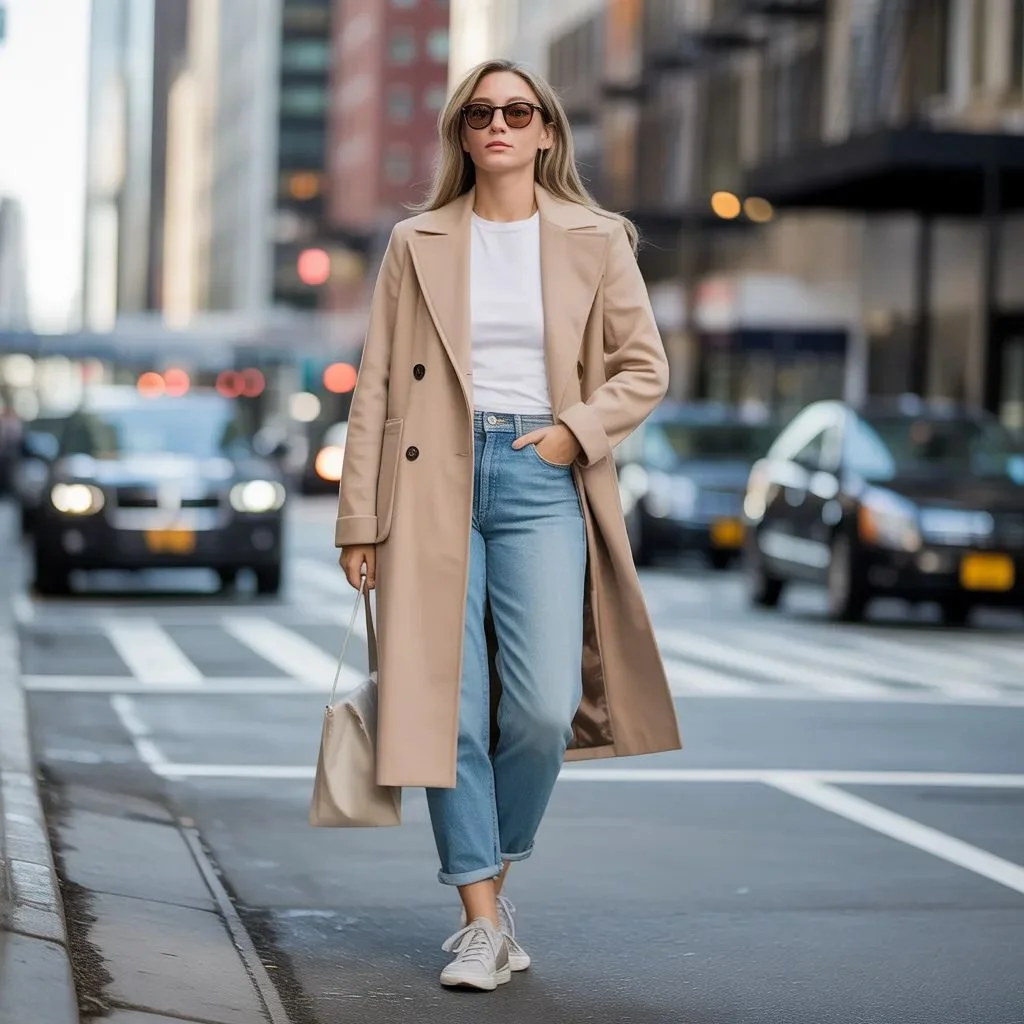 The Car Coat and Jeans Formula That Always Looks Expensive