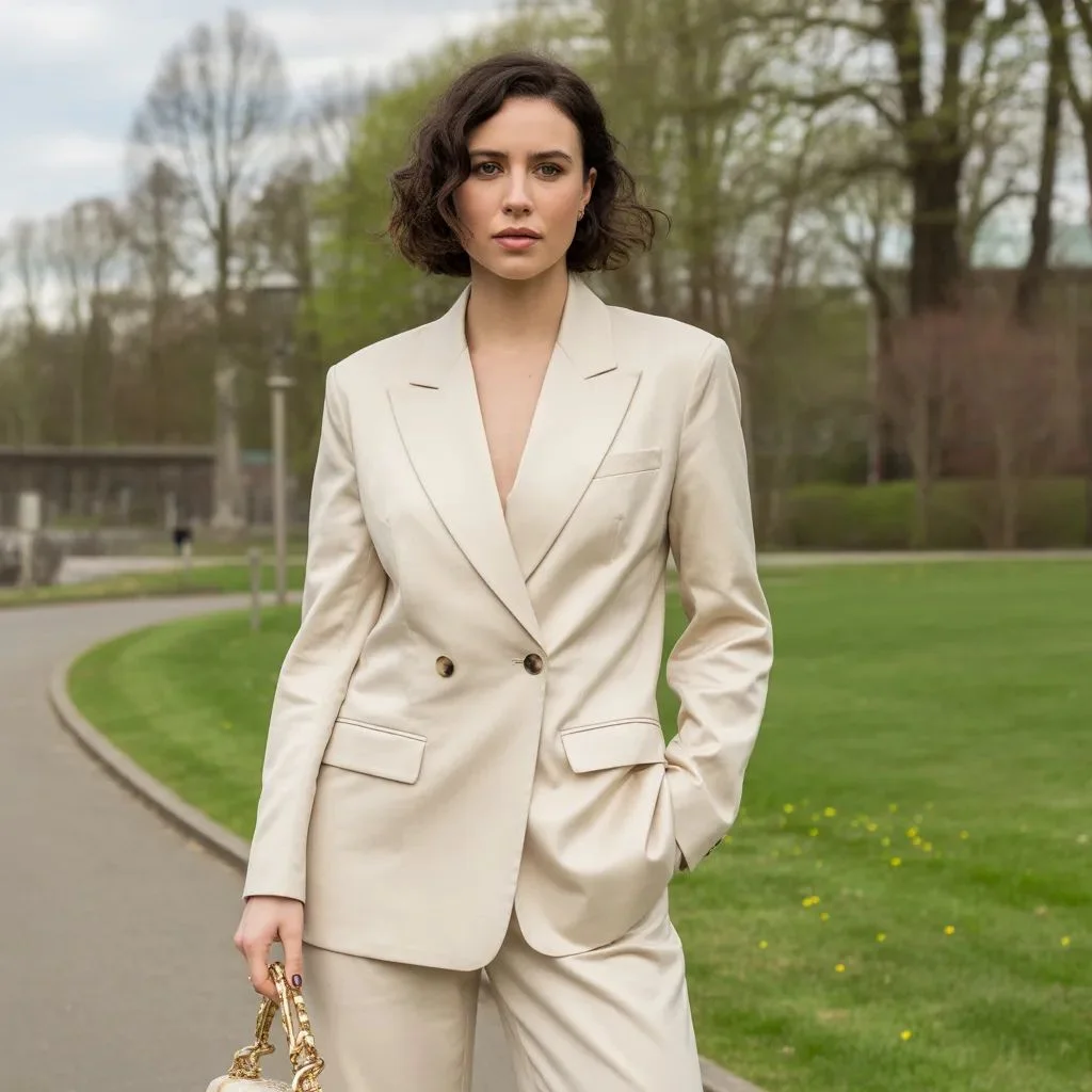 The Cream or Ivory Suit