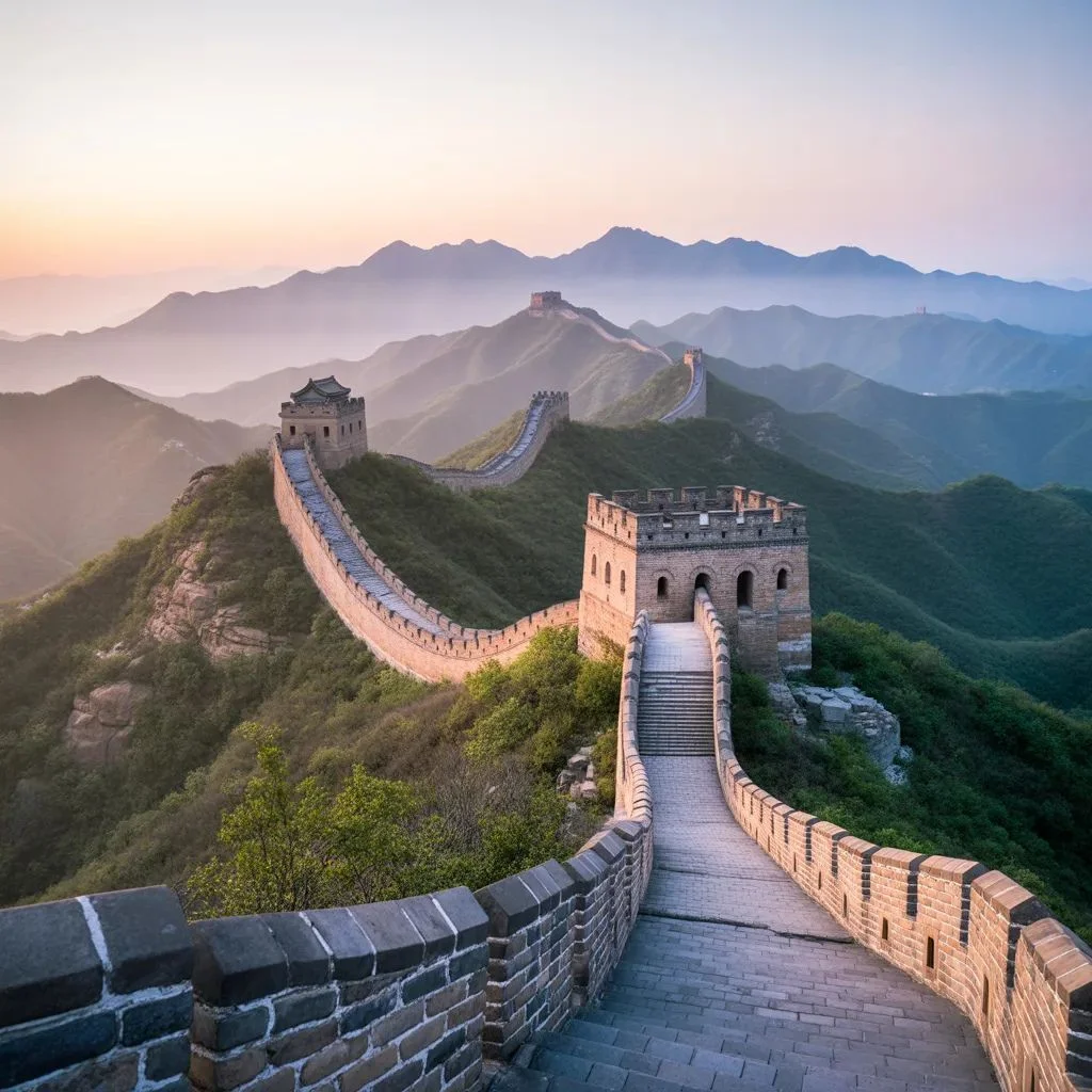 The Great Wall of China can be seen from the moon
