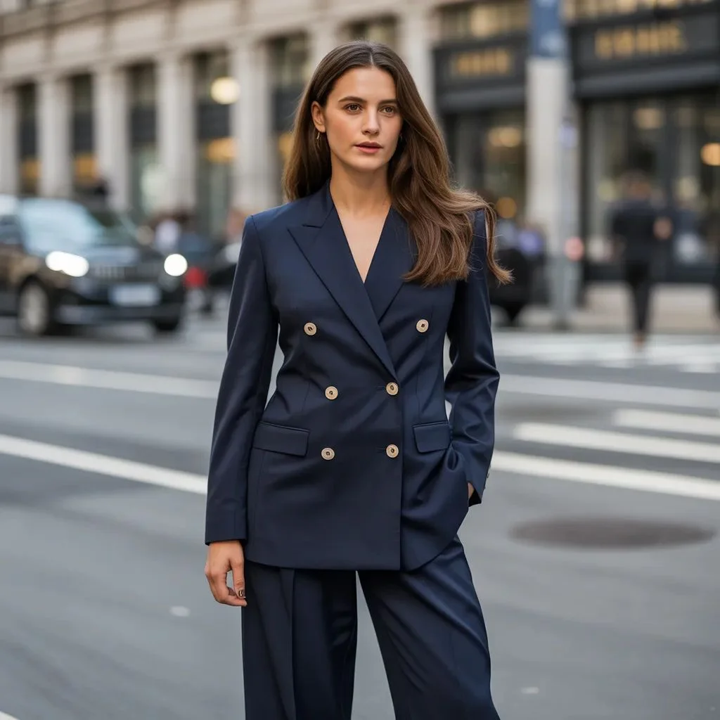 The Navy Double-Breasted Suit