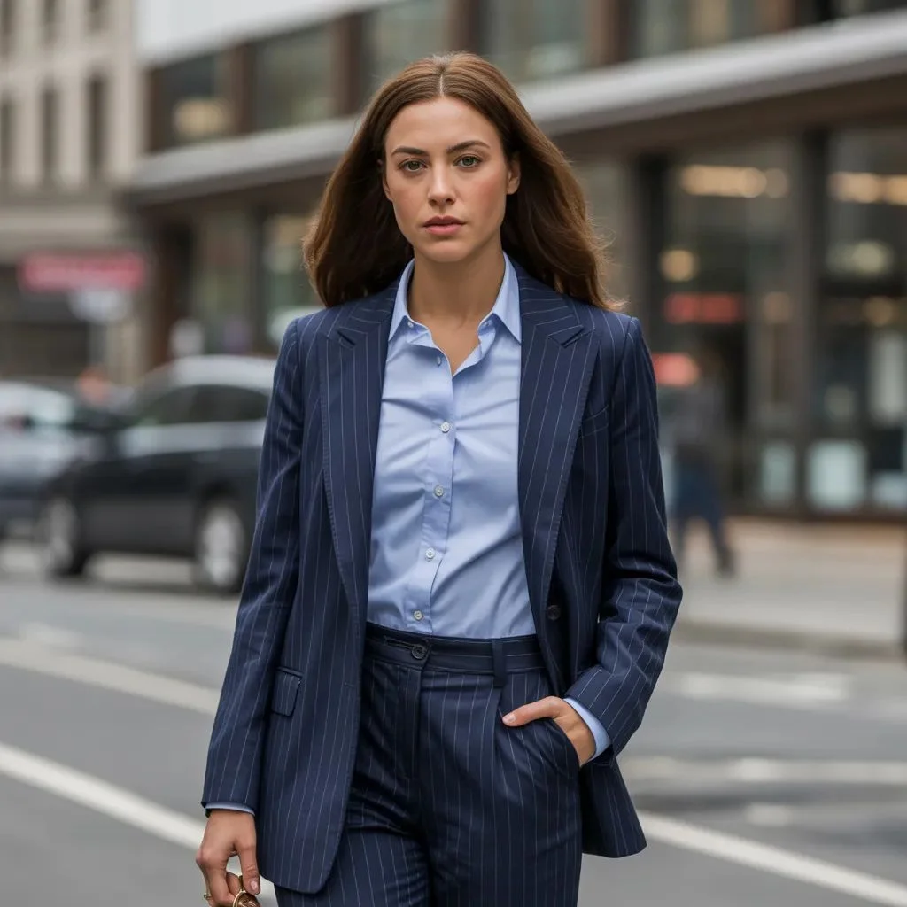The Pinstripe Power Suit