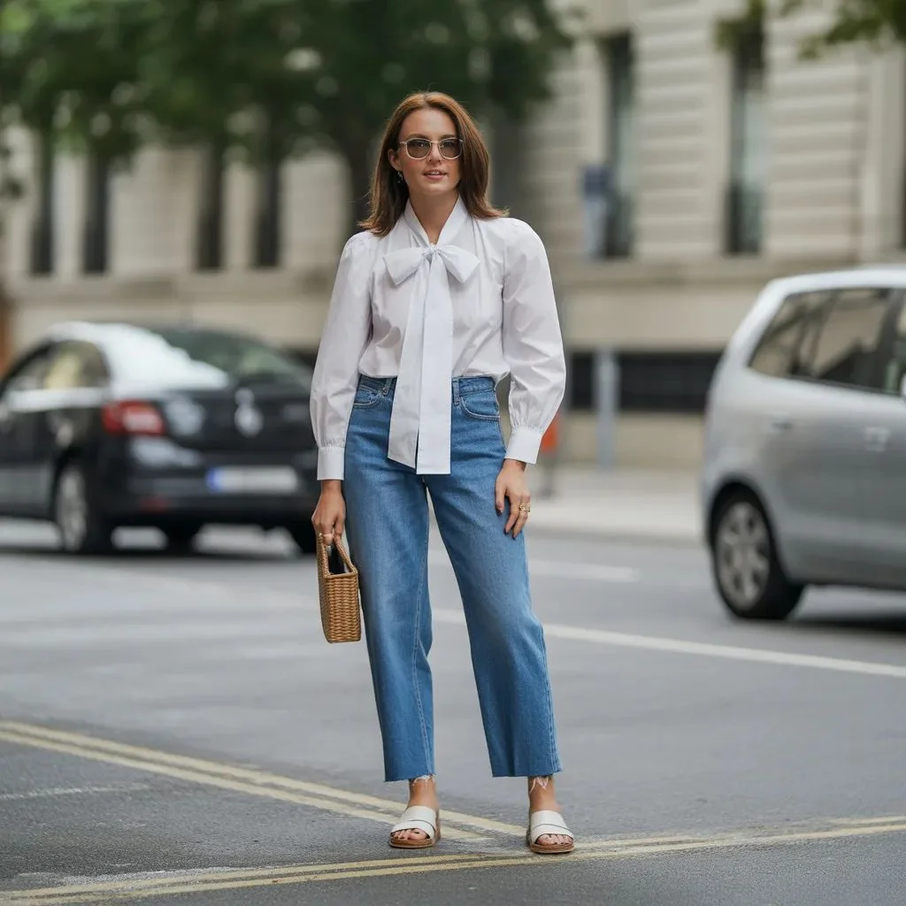The Return of the Bow Blouse Feels Fresh Again