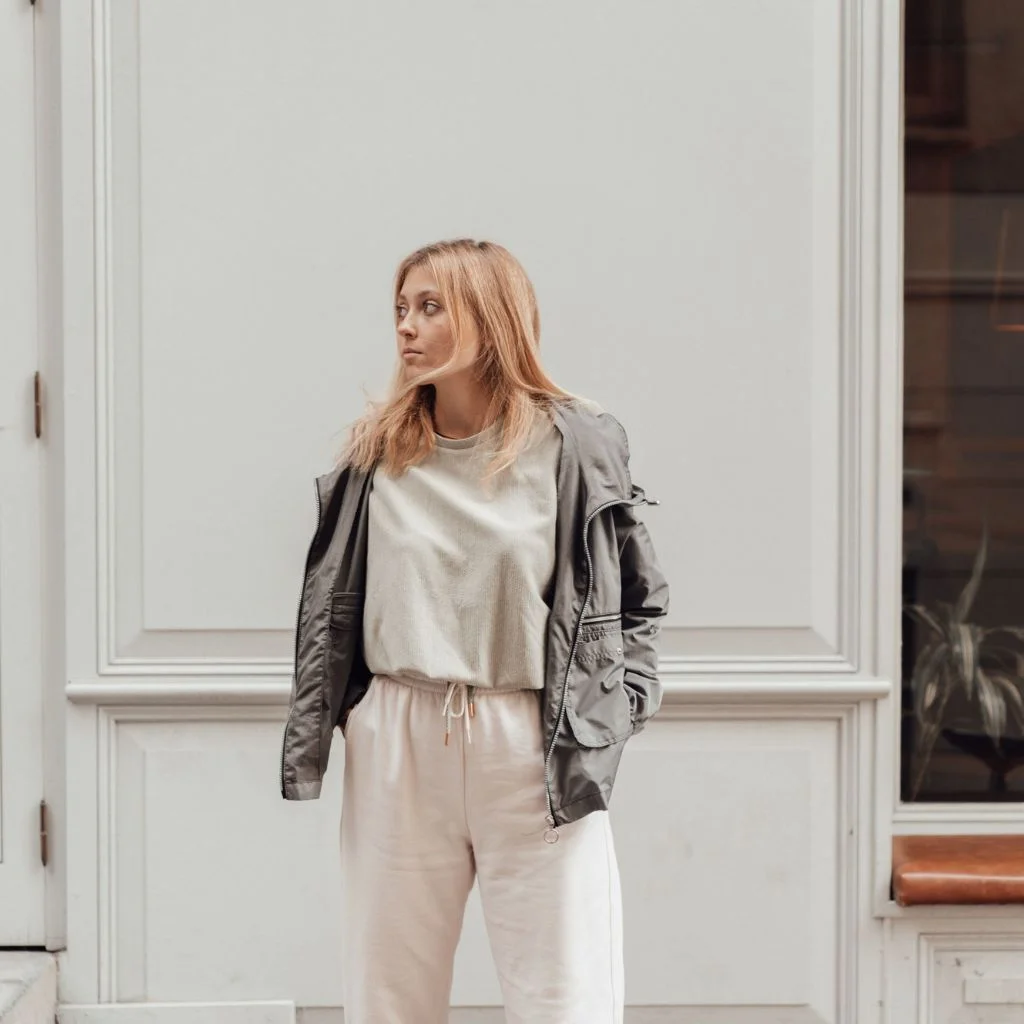 The light shell and trouser look