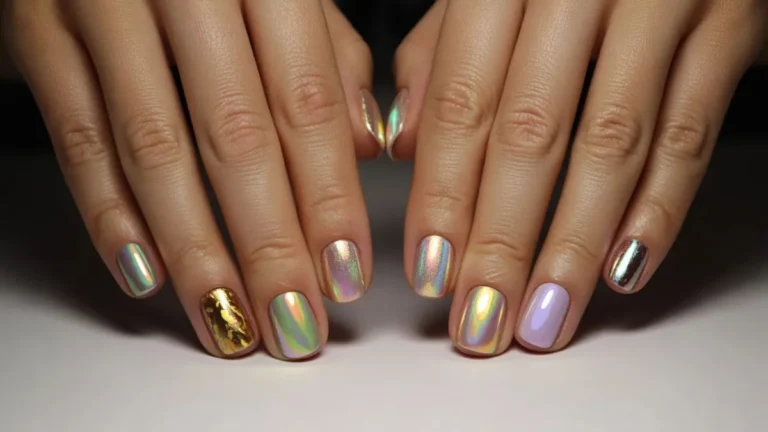 10 Foil Nails Designs to Try Right Now — From Subtle Shimmer to Full Glam
