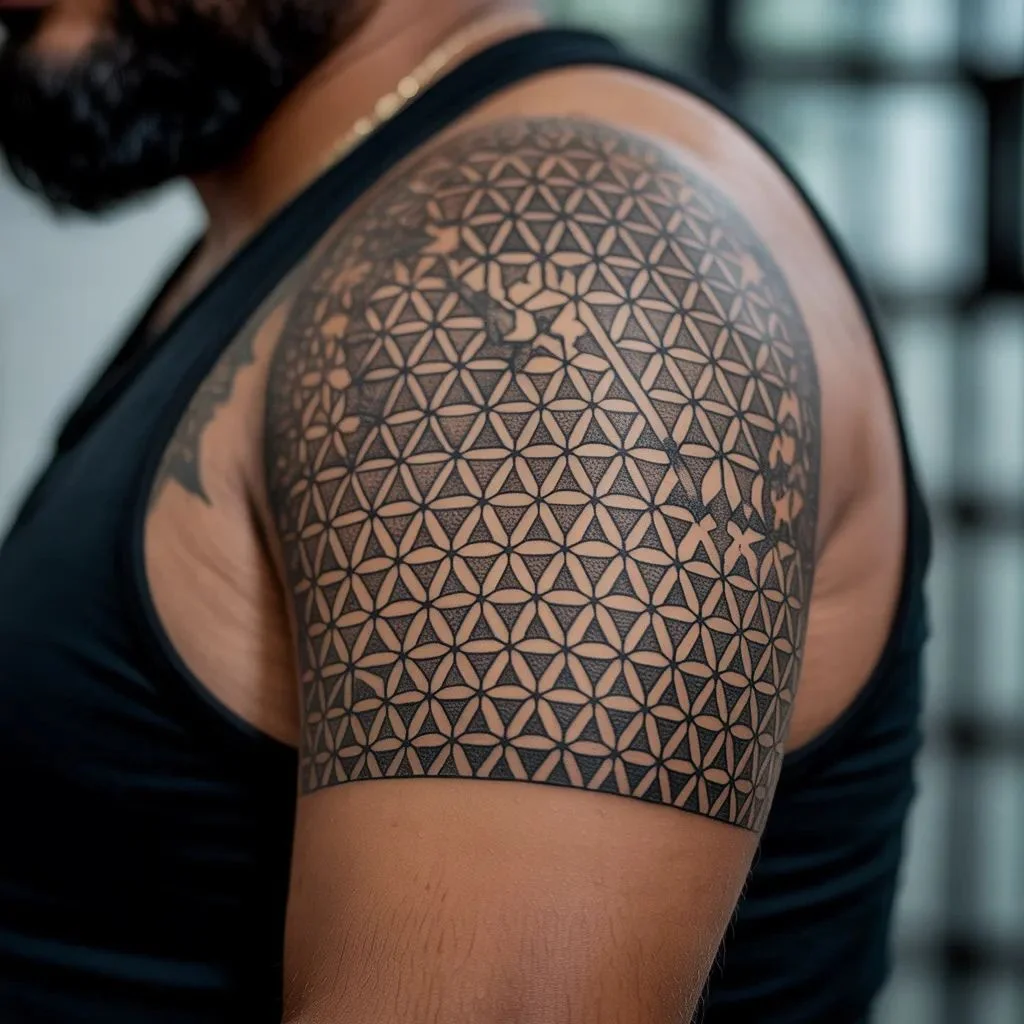 Architecture-Inspired Ornamental Tattoos