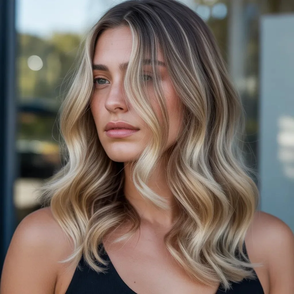 Ash Blonde Balayage