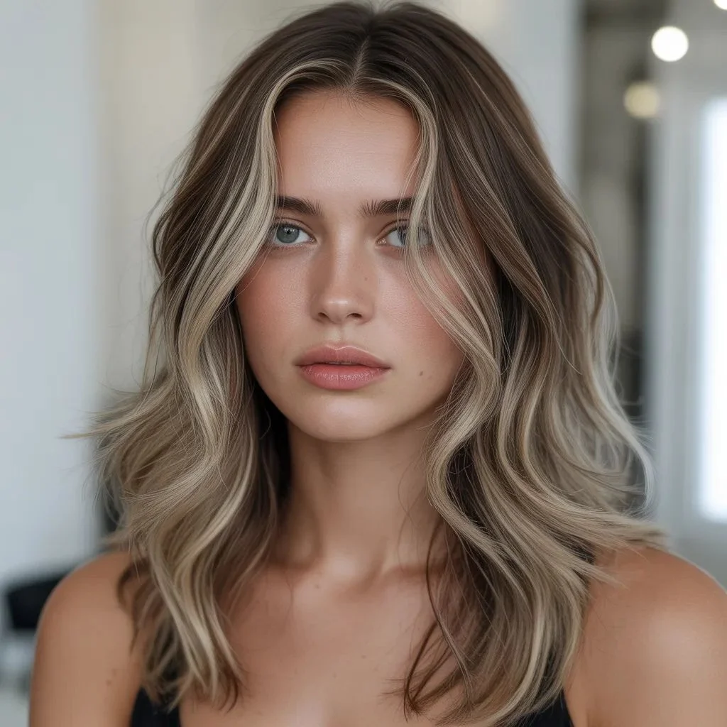 Ash Blonde Highlights