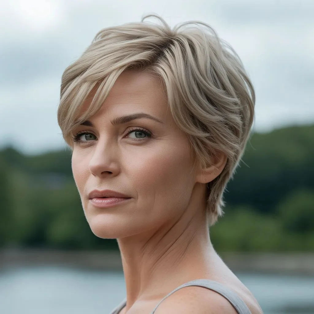 Ash Blonde Pixie Cool, Sophisticated, and Low-Key Stunning