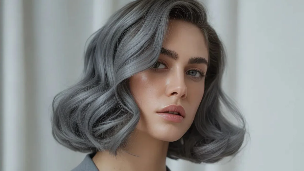 Ash Grey Hair Color Shades, Techniques & What Works for Your Skin Tone