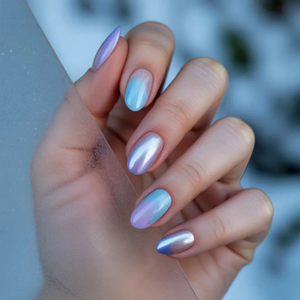 Aura Nails Get a Winter Makeover
