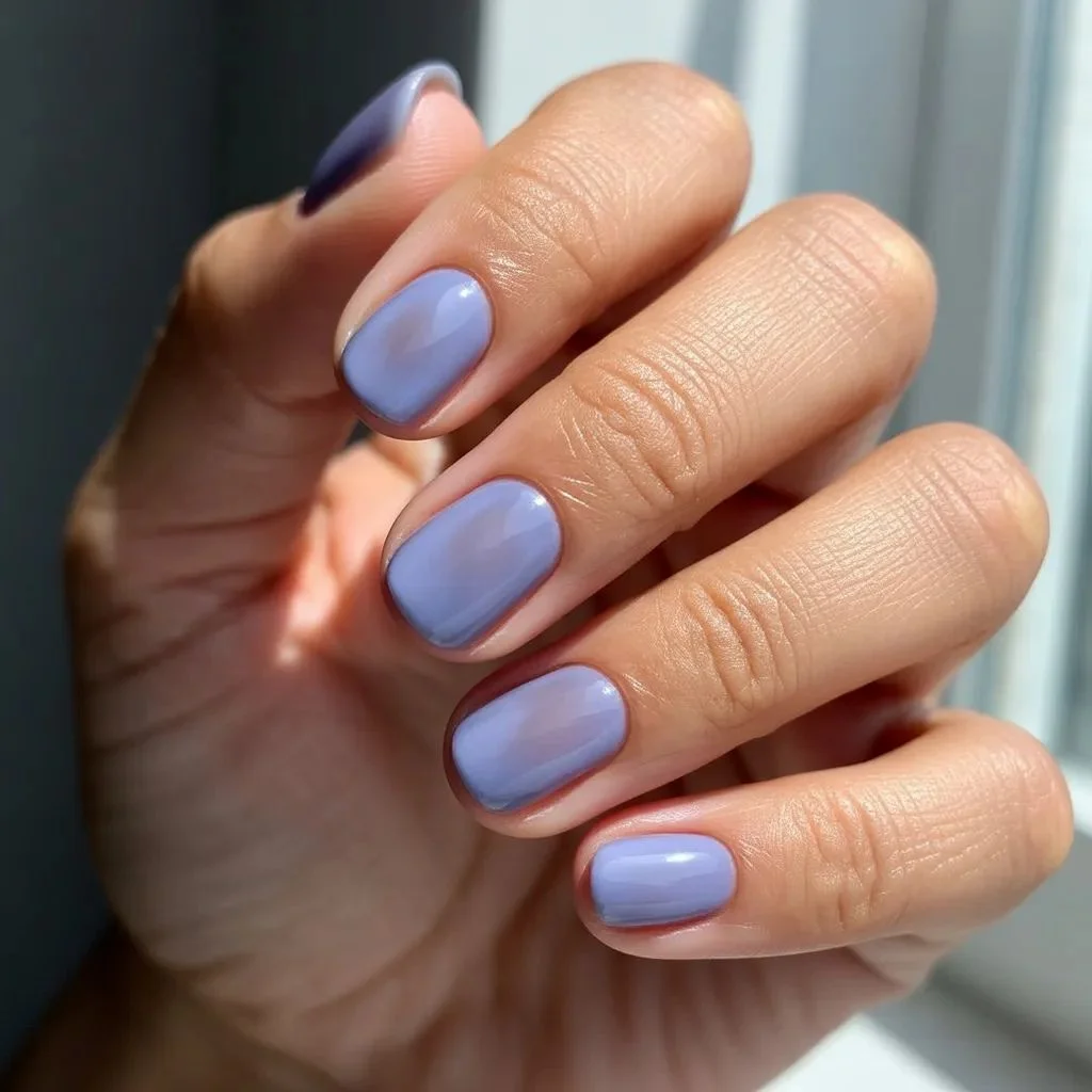 Blueberry Milk Nails — The Softest Version of the Trend