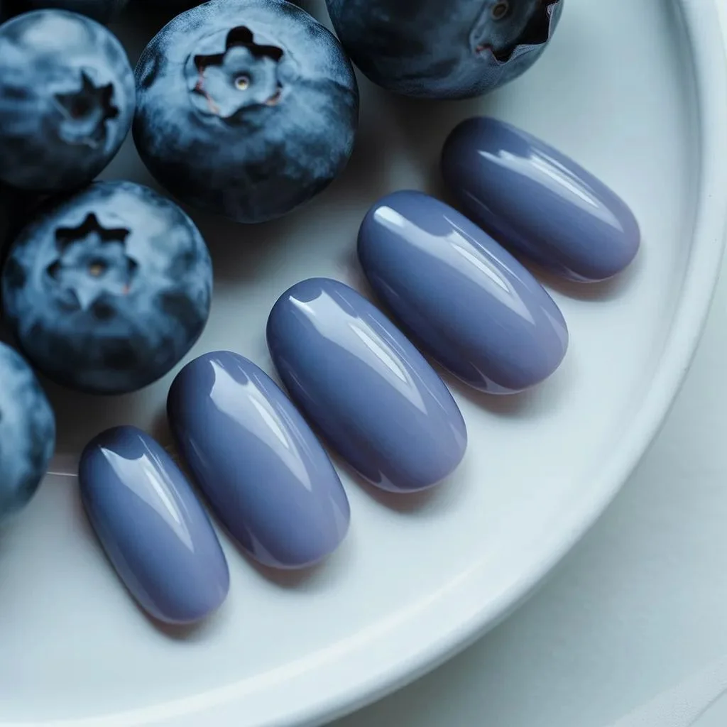 Blueberry and Mixed Berry Manicures