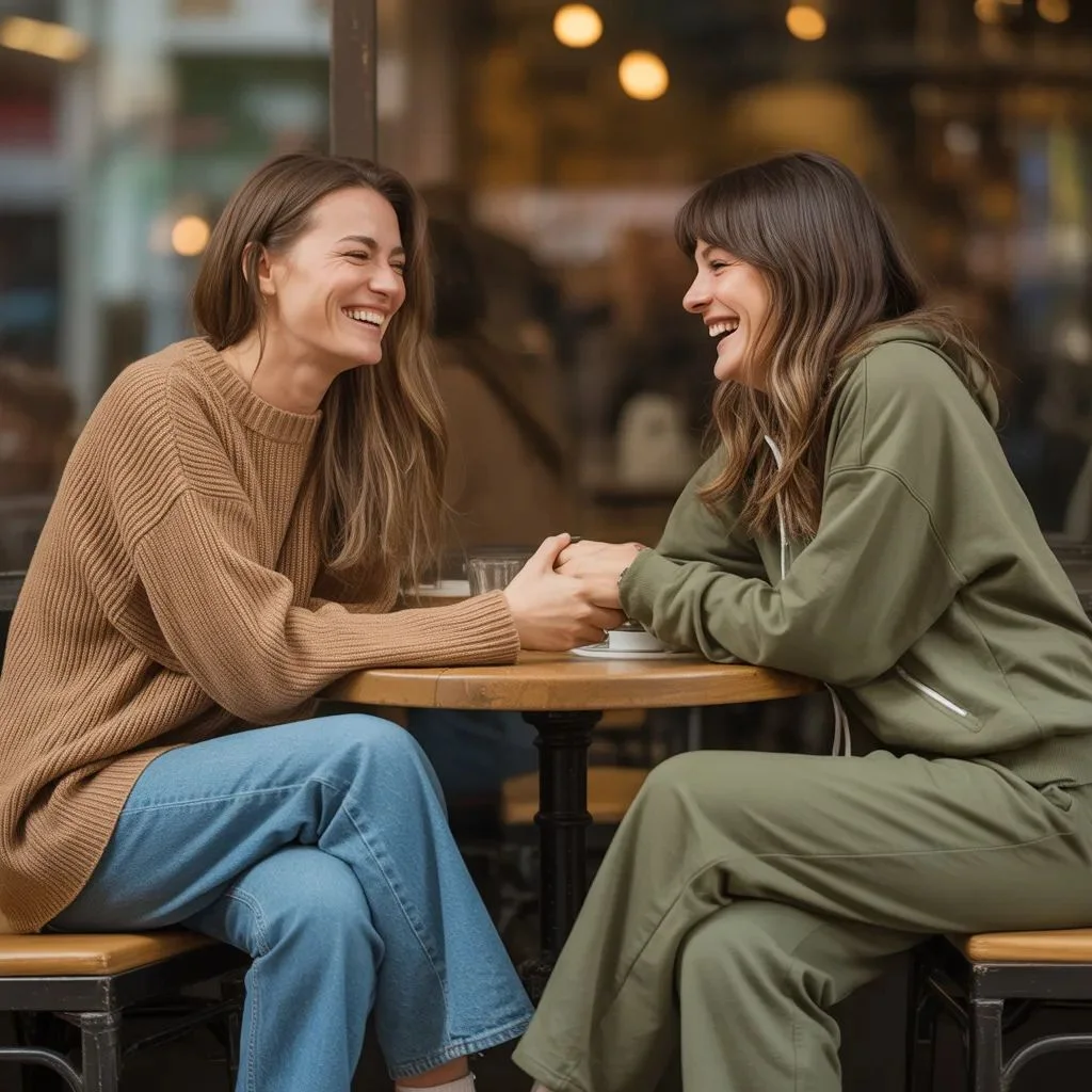 Casual Coffee Date Outfits for Friend Catch-Ups
