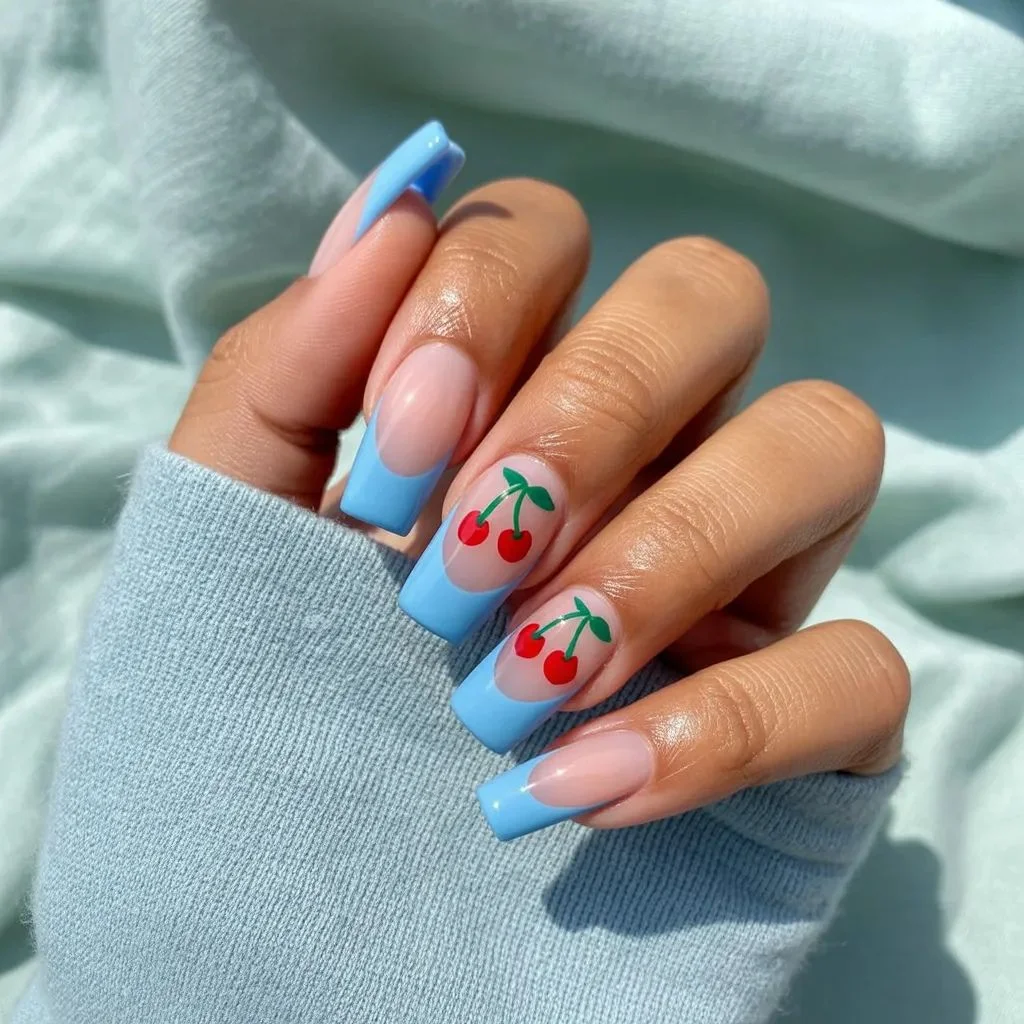 Cherry Nail Designs Timeless With a Twist
