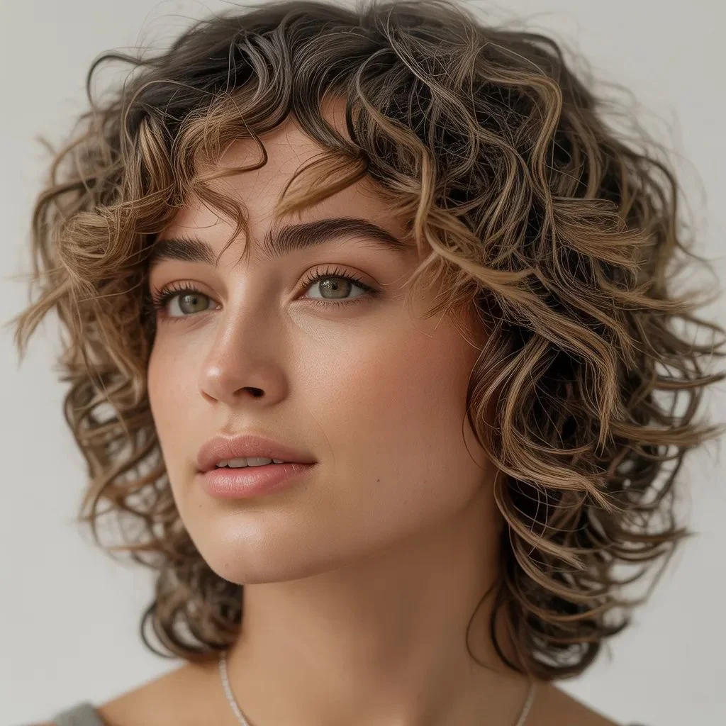 Choppy Layered Haircuts for Curly Hair