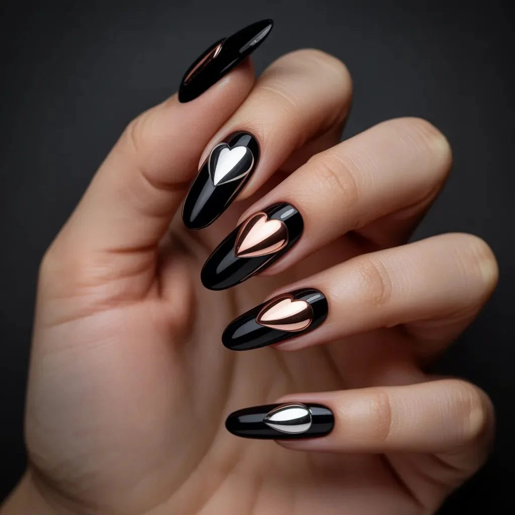 Chrome Heart Nails