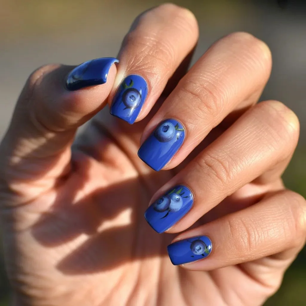 Classic Blueberry Blue — Solid & Bold