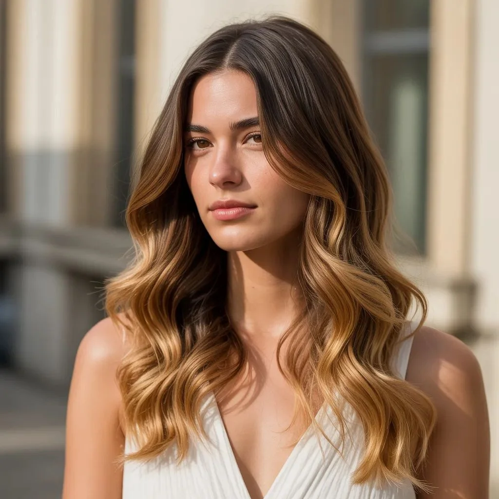 Honey Brown Ombré A Low-Maintenance Gradient You'll Love