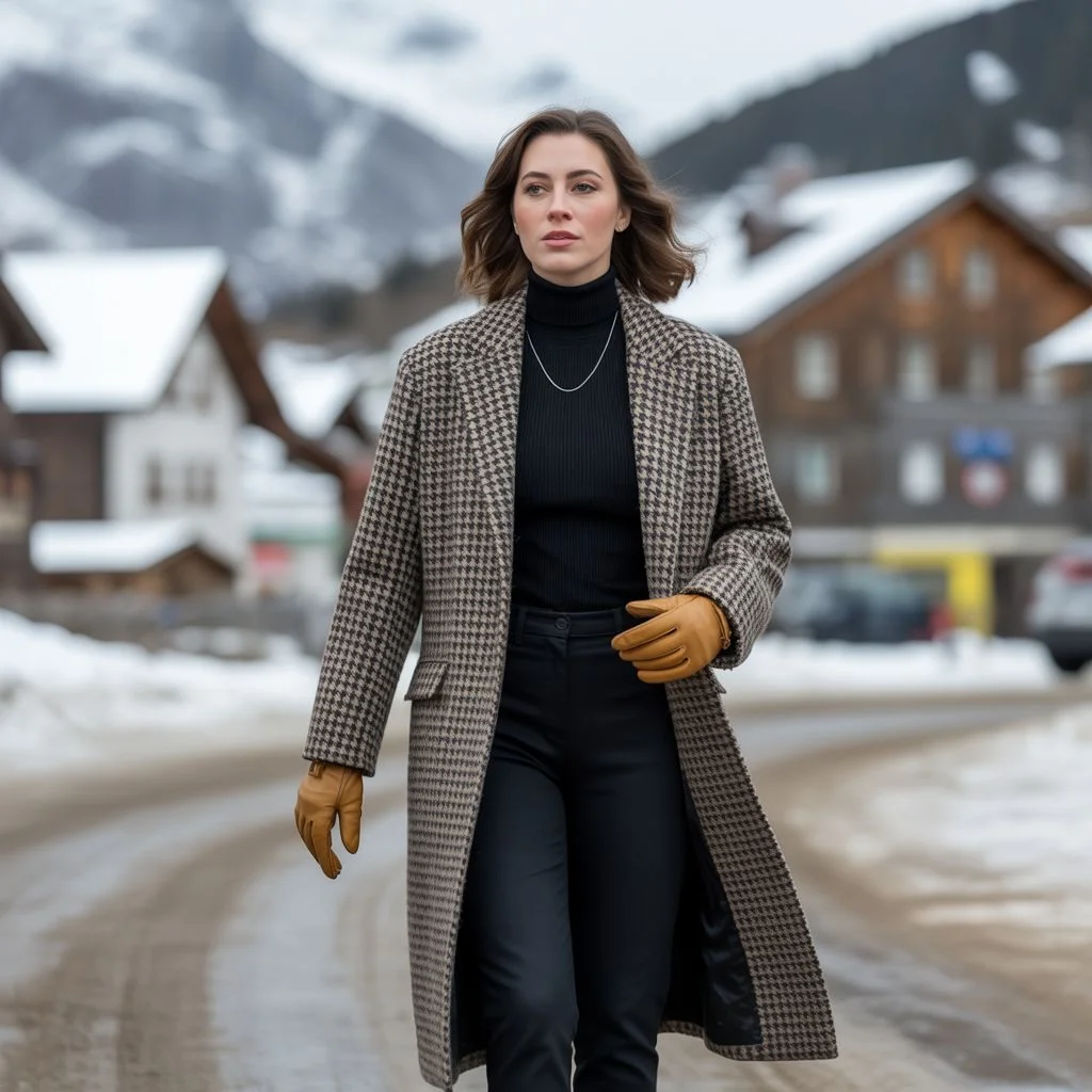 Houndstooth Print + Black Basics