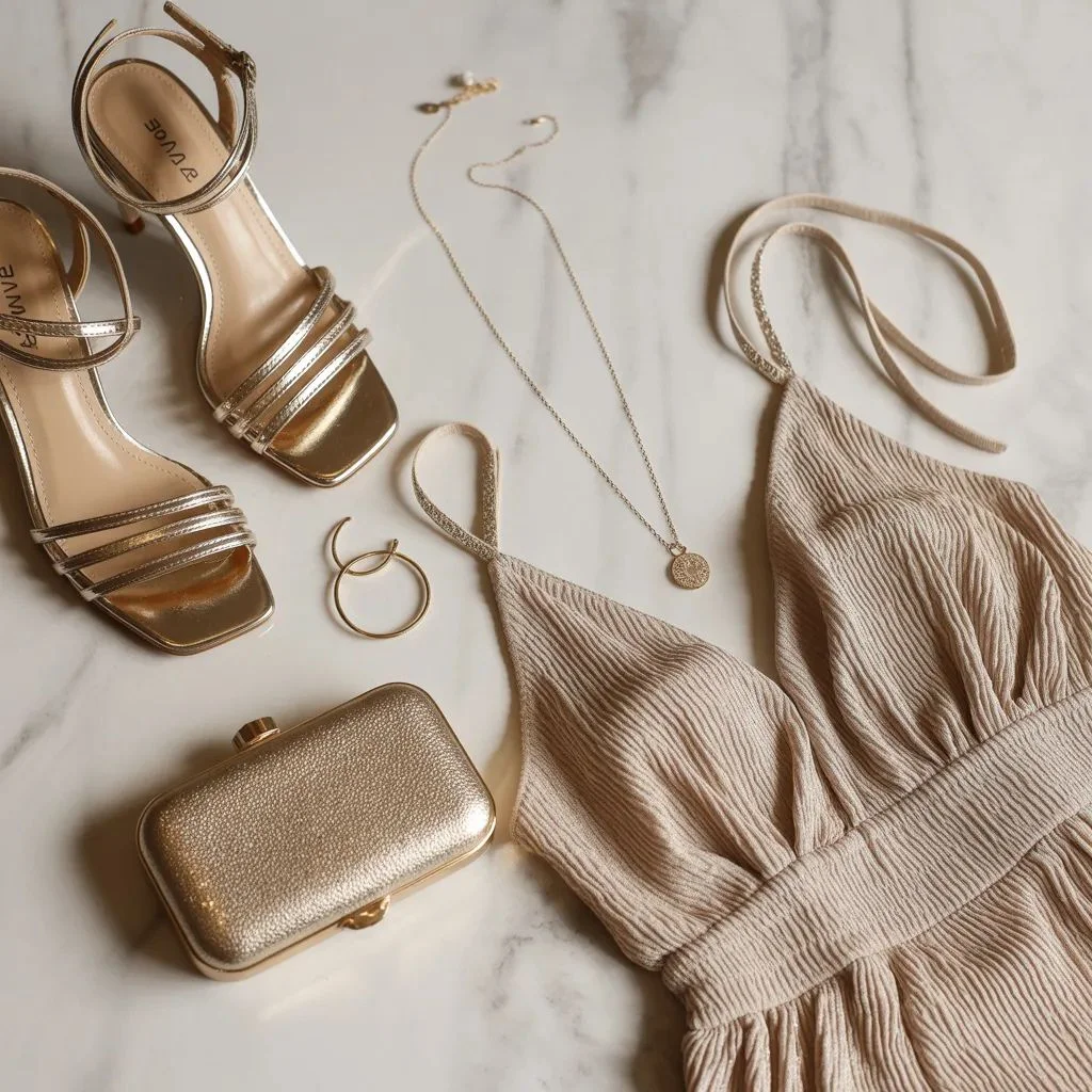 How to Accessorize a Shimmery Dress