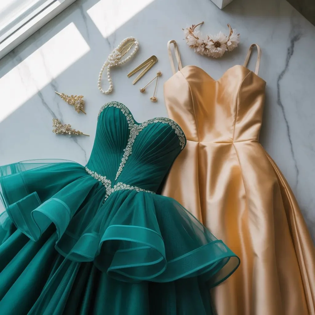 How to Match Your Hairstyle to Your Dress