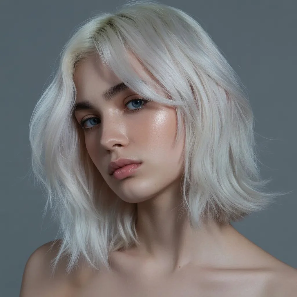 Icy Platinum Ash Blonde