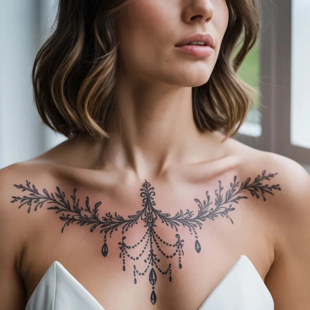 Jewelry-Inspired Ornamental Tattoos