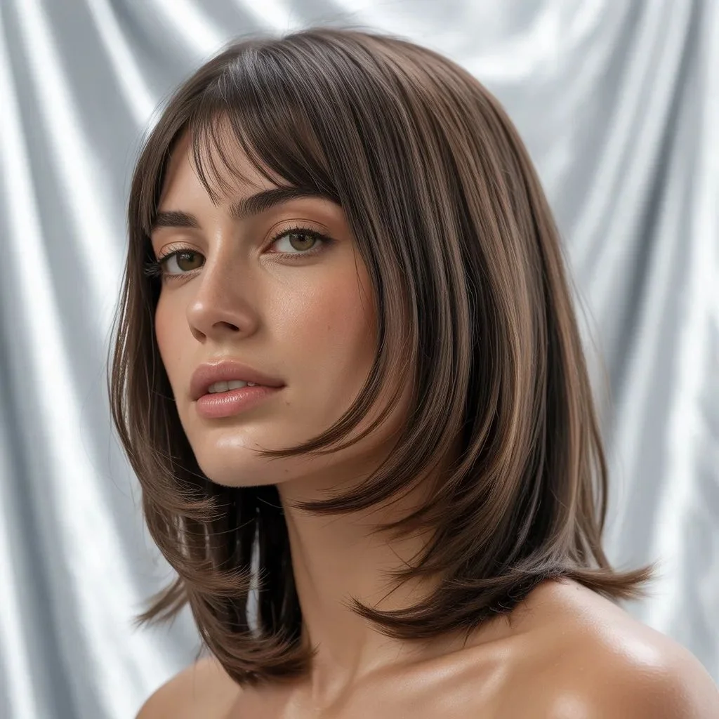 Medium Wolf Cut for Straight Hair