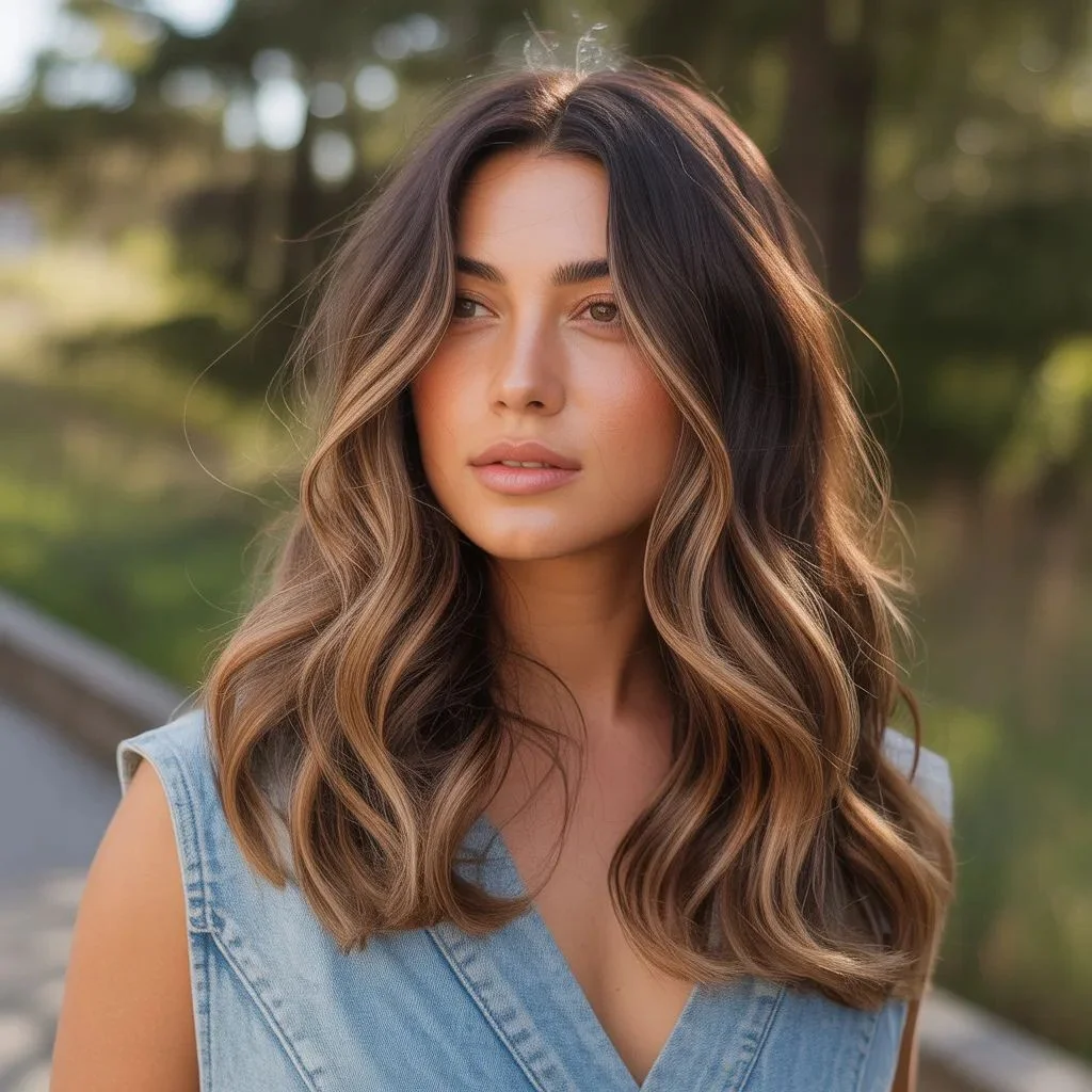 Mocha Brown Balayage The Low-Maintenance Dream