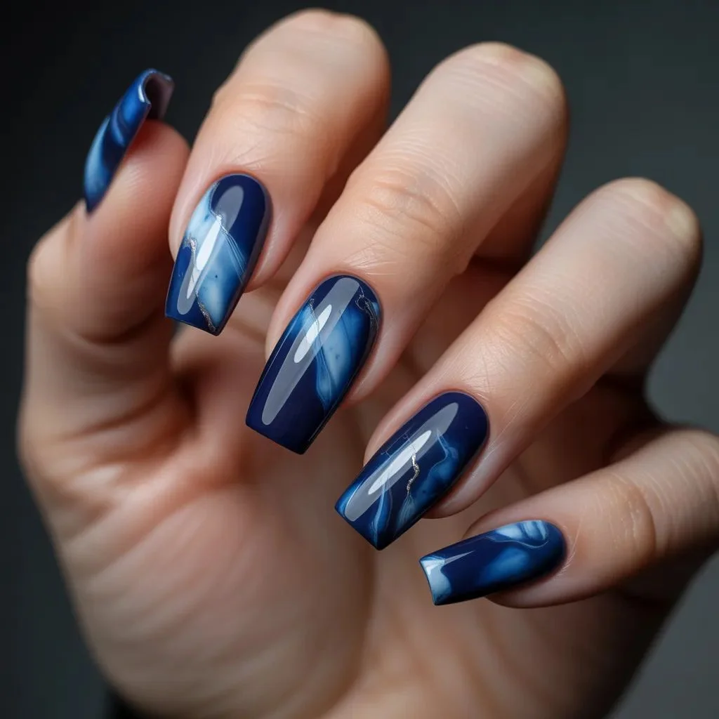 Moody Blue Marble