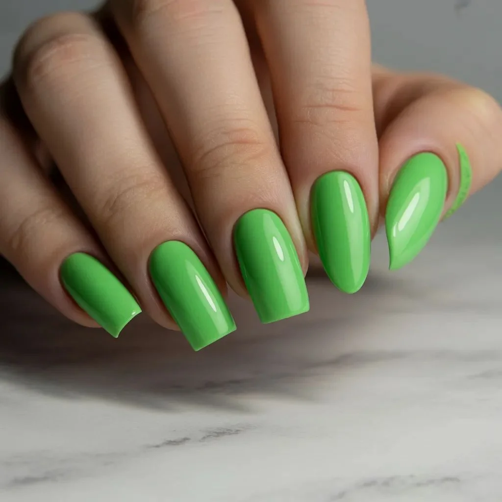 Nail Shapes That Look Best With Neon Green