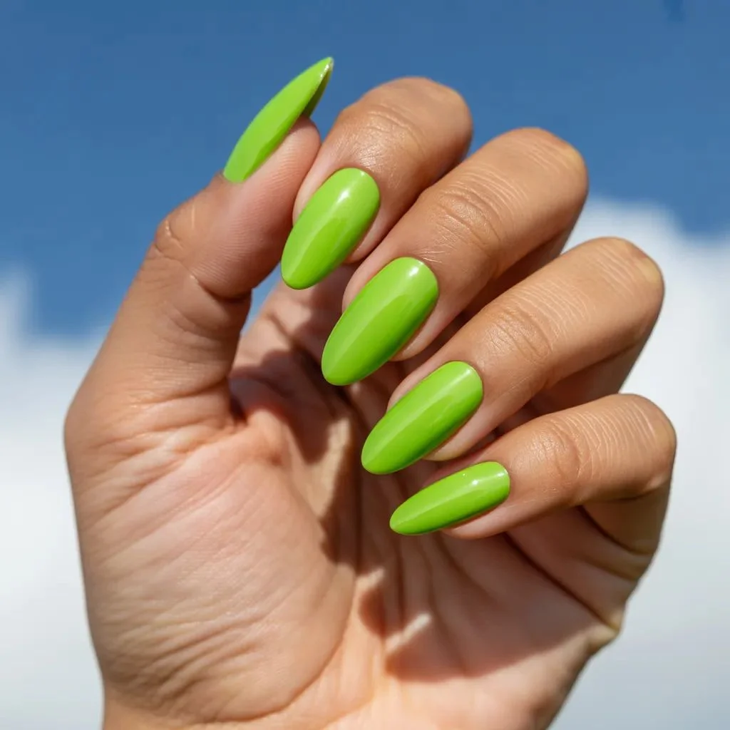 Neon Baddie Nails Loud, Proud & On Trend