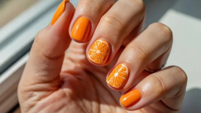 Orange Fruit Nails Designs That Are Juicy, Fun, and Totally on Trend